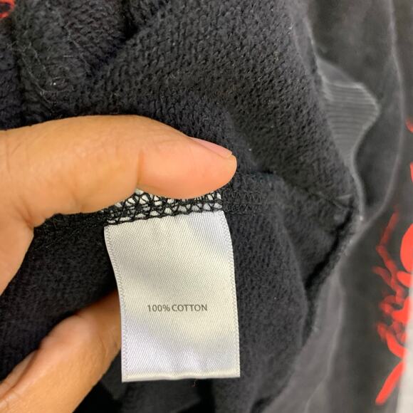 Authentic Corpse Husband Miss You I Am Corpse Pullover Acid Wash Black Hoodie L - Picture 8 of 10